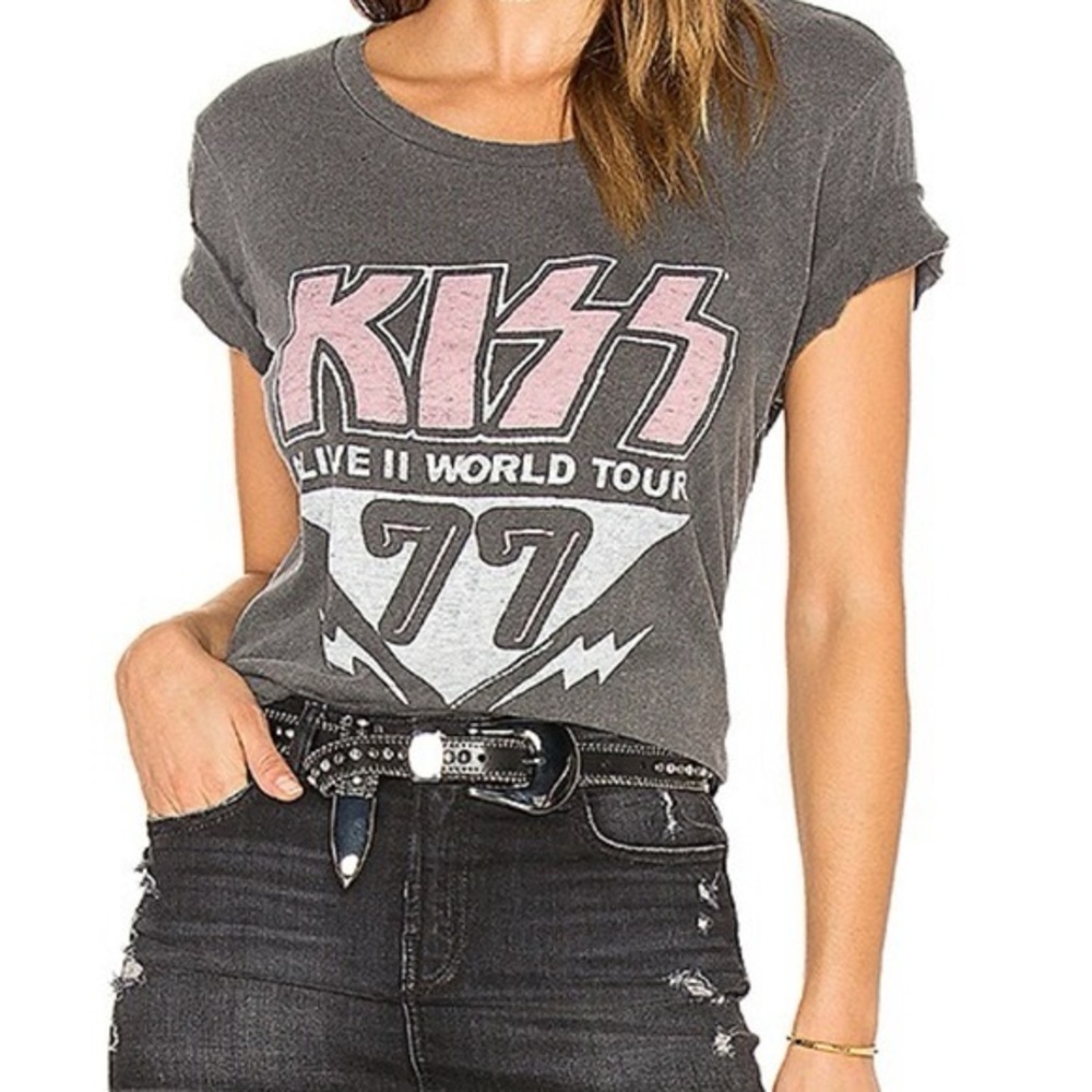 Junkfood Clothing : KISS band tour tee